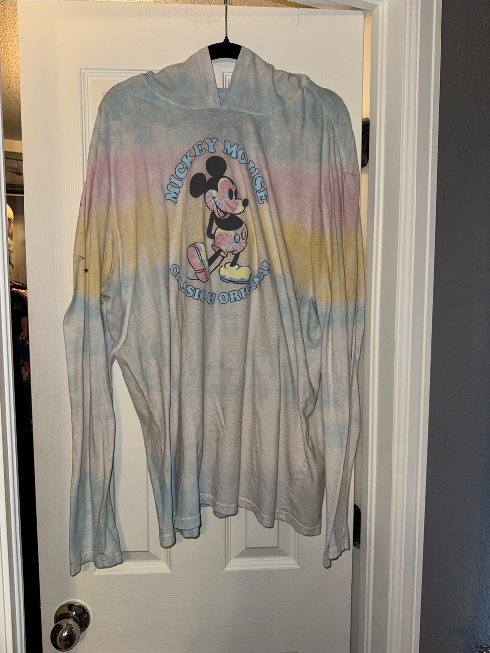 Disney parks Pastel Tie-Dye Mickey Mouse Hoodie